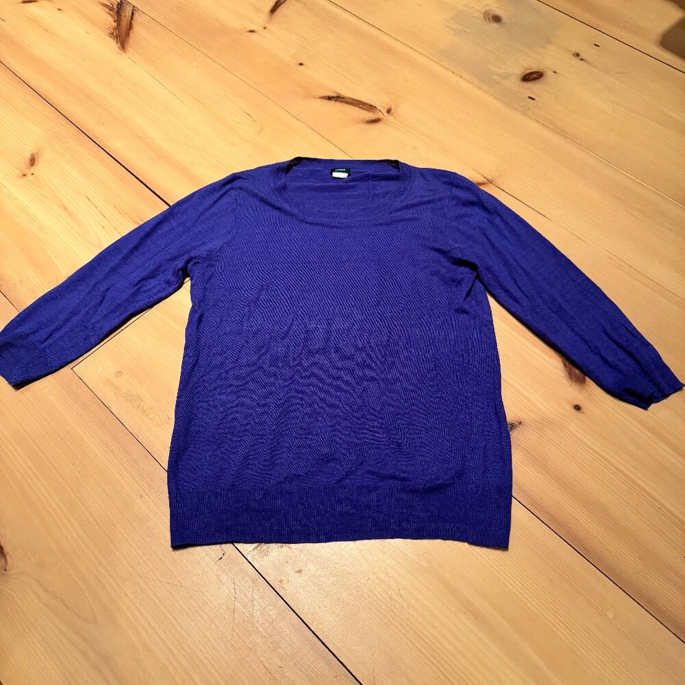 Women's  J.Crew Large 3/4 Sleeve Sweater